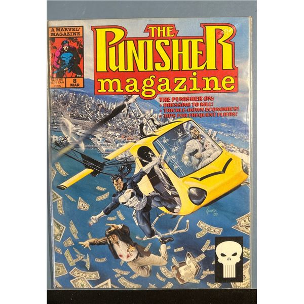 The Punisher Magazine #8 (Mar 1990, Marvel) Joe Jusko Cover Art