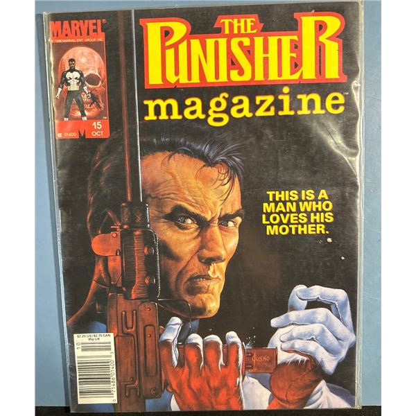 The Punisher Magazine #15 (Marvel, 1990) Joe Jusko Clint Eastwood Cover