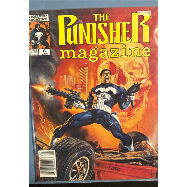 The Punisher Magazine #6 (Jan 1990, Marvel) - Joe Jusko Cover Art