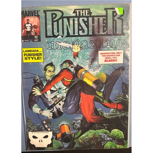 The Punisher Magazine #12 (Marvel, July 1990) - Joe Jusko Cover Art