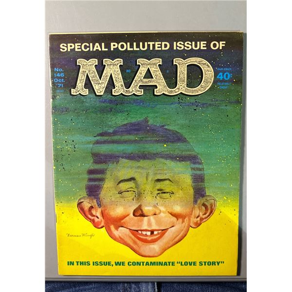 Mad Magazine No. 146 Special Polluted Issue October 1971 Alfred E. Neuman