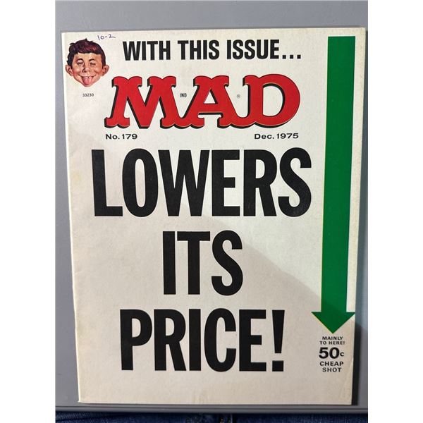 MAD Magazine #179 Dec 1975 - Lowers Its Price Cover - Fish or Foul Poster