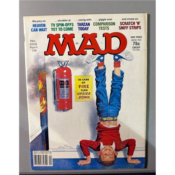 MAD Magazine #206 April 1979 Alfred E. Neuman Fire Extinguisher Cover