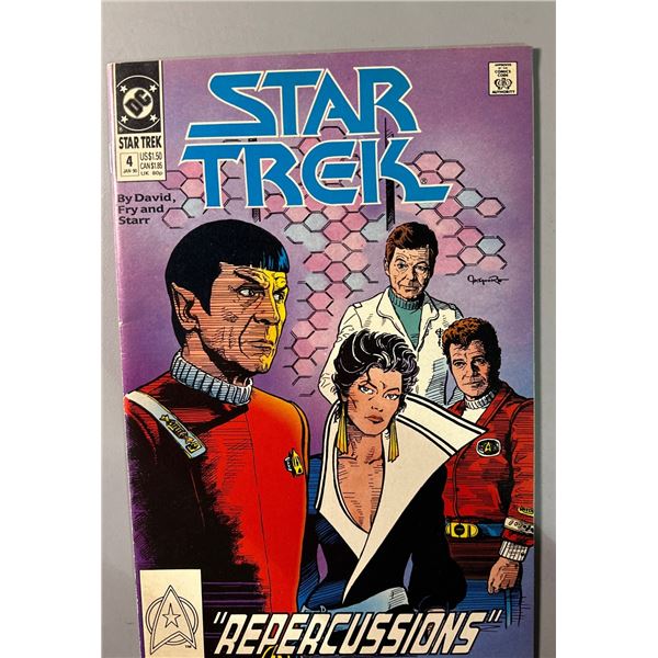 Star Trek #4 "Repercussions" (DC Comics, 1990) Comic Book