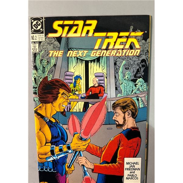 Star Trek The Next Generation #2 (DC Comics, 1990) Friedman & Marcos