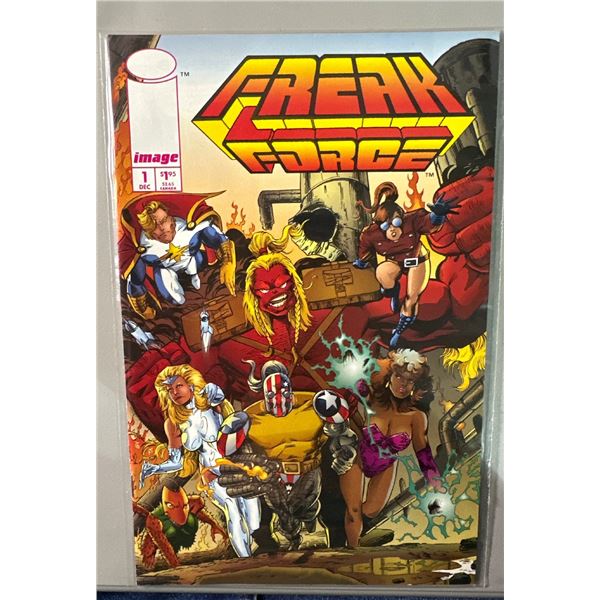 Freak Force #1 (Image Comics, December 1993) 1st Issue, Bagged & Boarded