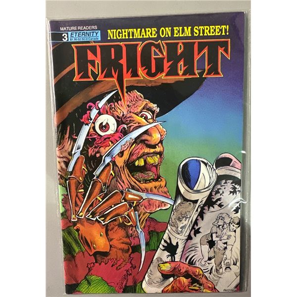 Fright #3 A Nightmare on Elm Street (Eternity Comics, 1988) Mature Readers