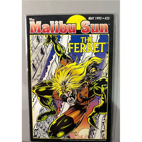 Malibu Sun #25 (Malibu, 1993) The Ferret Cover