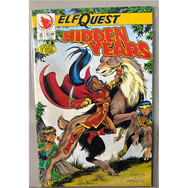 ElfQuest Hidden Years #8 (Warp Graphics, 1993) Comic Book - Abrams & Barnett