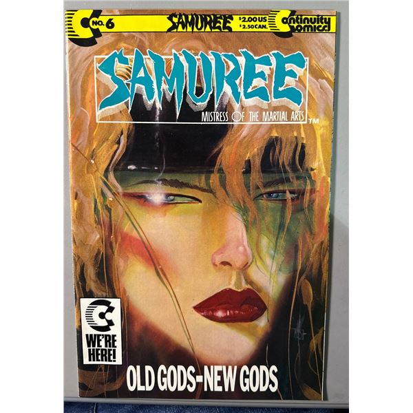 Samuree #6 Mistress of the Martial Arts Old Gods-New Gods Continuity Comics