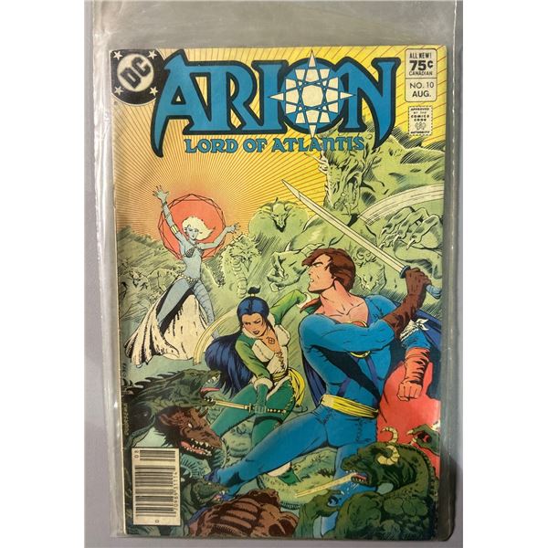 Arion Lord of Atlantis #10 (DC Comics, 1983) Comic Book, Tron Ad