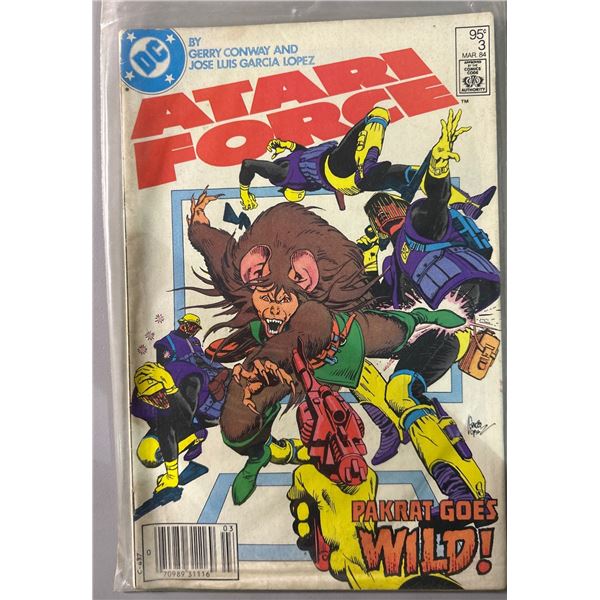 Atari Force #3 (DC Comics, 1984) Pakrat Goes Wild! Gerry Conway Art