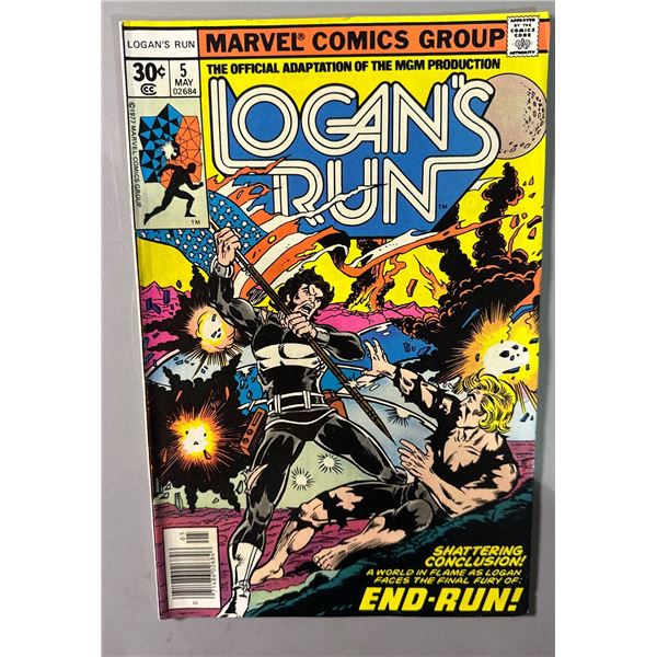 Logan's Run #5 (Marvel Comics, 1977) George Perez Art, Bronze Age