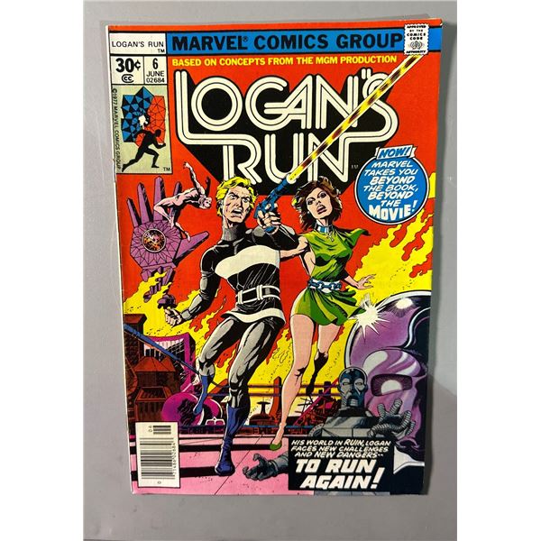 Logan's Run #6 (Marvel Comics, 1977) - 1st Solo Thanos Story
