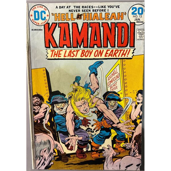 Kamandi: The Last Boy on Earth! #13 (DC, 1974) "Hell at Hialeah"