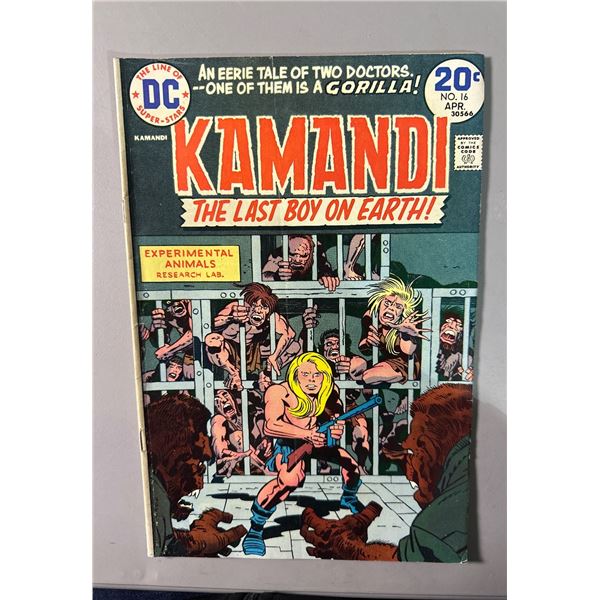 Kamandi The Last Boy on Earth! #16 (DC Comics, Apr 1974) Jack Kirby Art