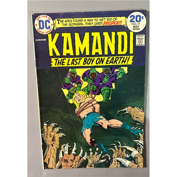 Kamandi: The Last Boy on Earth! #17 (DC Comics, 1974) Bronze Age Comic
