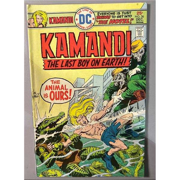 Kamandi: The Last Boy on Earth! #36 (DC Comics, 1975) Joe Kubert Art