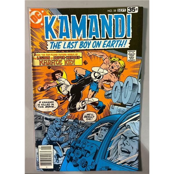 Kamandi The Last Boy on Earth! #58 (DC, 1978) Karate Kid Crossover