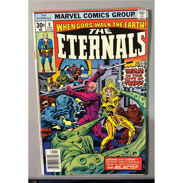 The Eternals #8 (Marvel, 1977) 1st App Ransak & Karkas, Jack Kirby Art