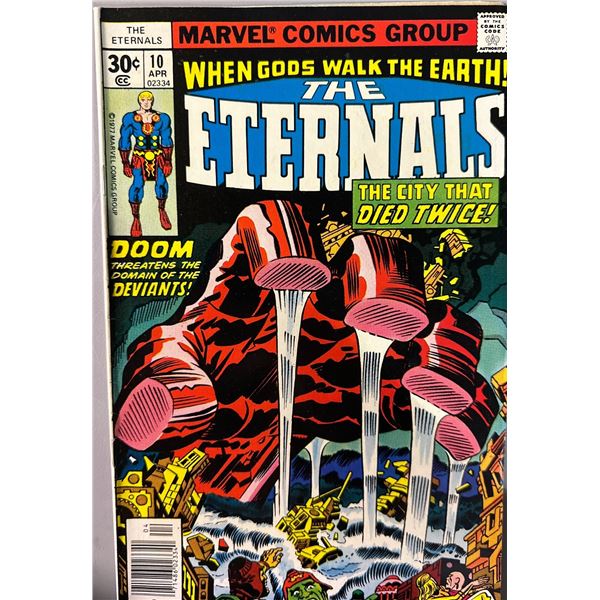 The Eternals #10 "The City That Died Twice!" (Marvel, 1977) Bronze Age