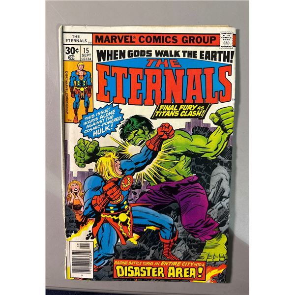 The Eternals #15 (1977) Marvel Comics - Hulk vs Ikaris Appearance