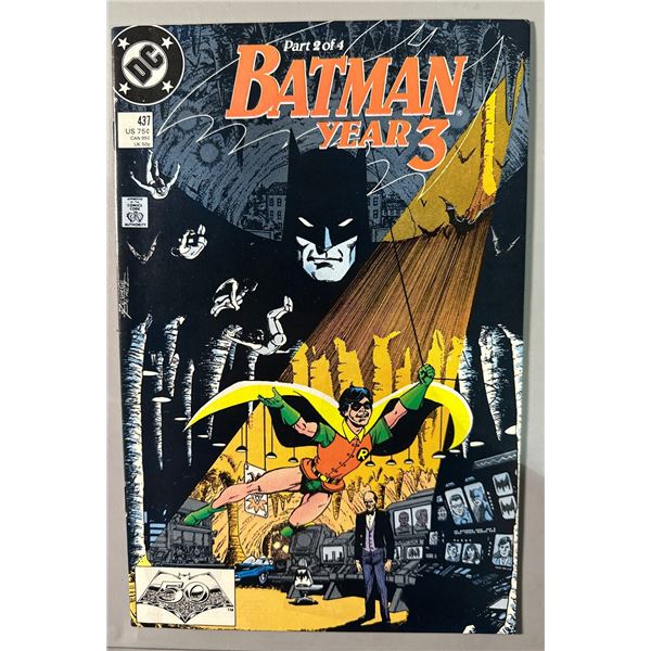 Batman #437 (1989 DC Comics) "Year 3 Part 2" George Perez Cover