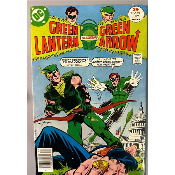 Green Lantern #95 Co-Starring Green Arrow (DC Comics, 1977) Bronze Age