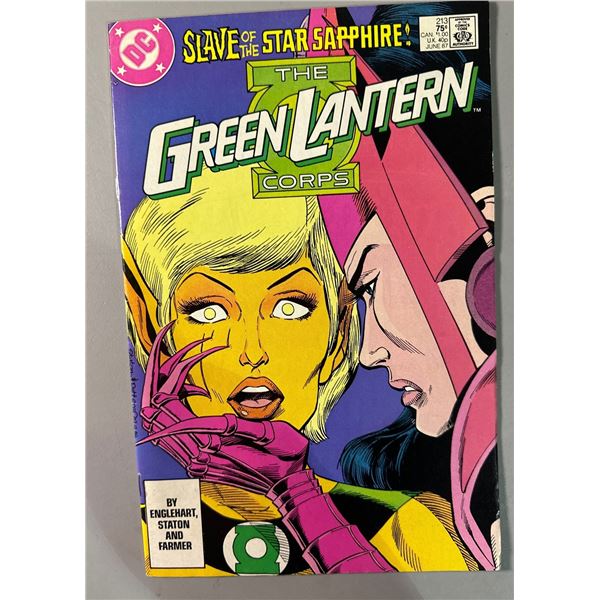 The Green Lantern Corps #213 (DC, 1987) Slave of the Star Sapphire!