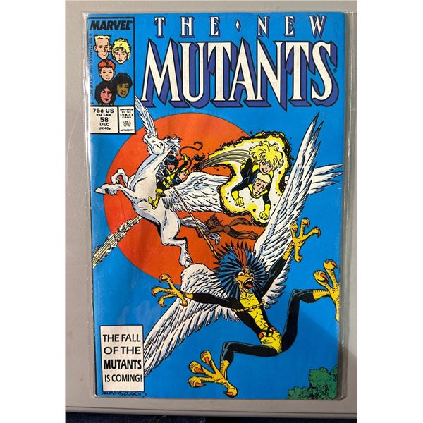 The New Mutants #58 (Marvel, 1987) The Fall of the Mutants