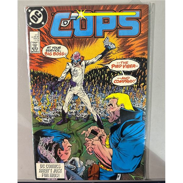 COPS #3 (DC Comics, 1988) "The Pied Viber and Company!"