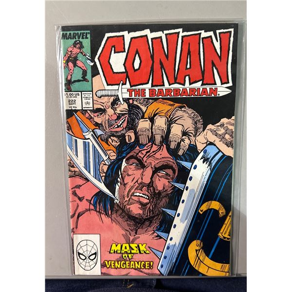 Conan the Barbarian #222 (Marvel, 1989) "Mask of Vengeance!"
