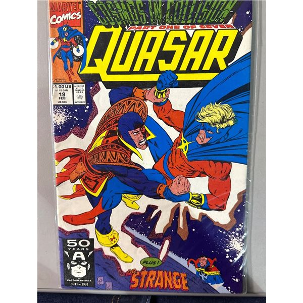 Quasar #19 (Marvel, 1991) Cosmos in Collision Part 1, Doctor Strange