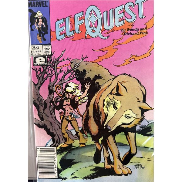 Elfquest #14 (Marvel/Epic Comics, Sept 1986) by Wendy and Richard Pini