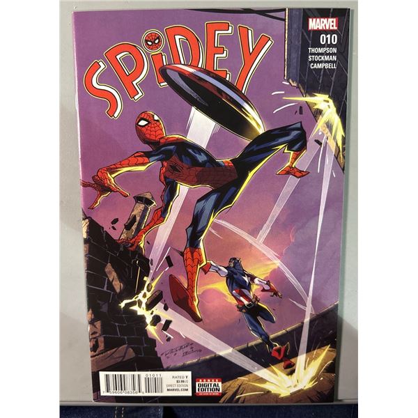Spidey #10 Comic Book (Marvel, 2016) Thompson, Stockman, Campbell