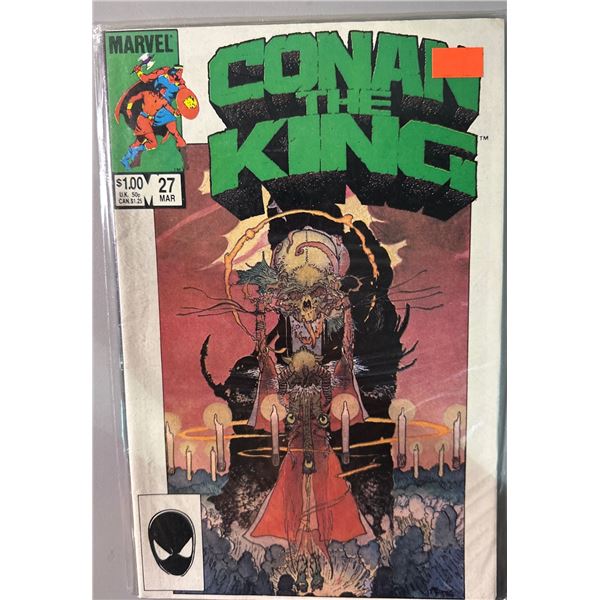 Conan the King #27 (Marvel, 1985) Risk Board Game Ad on Back