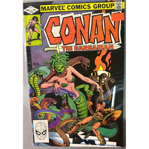 Conan the Barbarian #134 (Marvel, 1982) Bronze Age Comic, Medusa Cover