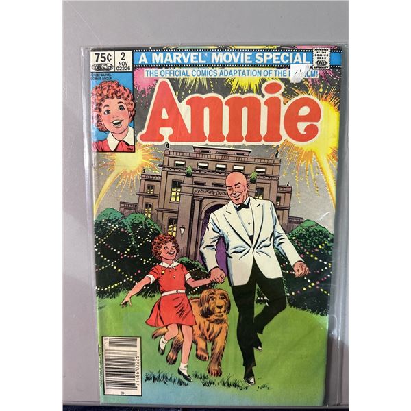 Annie A Marvel Movie Special #2 Comic Book (1982) Official Film Adaptation