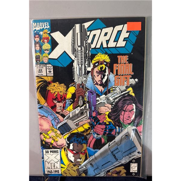 X-Force #22 (Marvel, 1993) "The Final Gift" Copper Age Comic Book