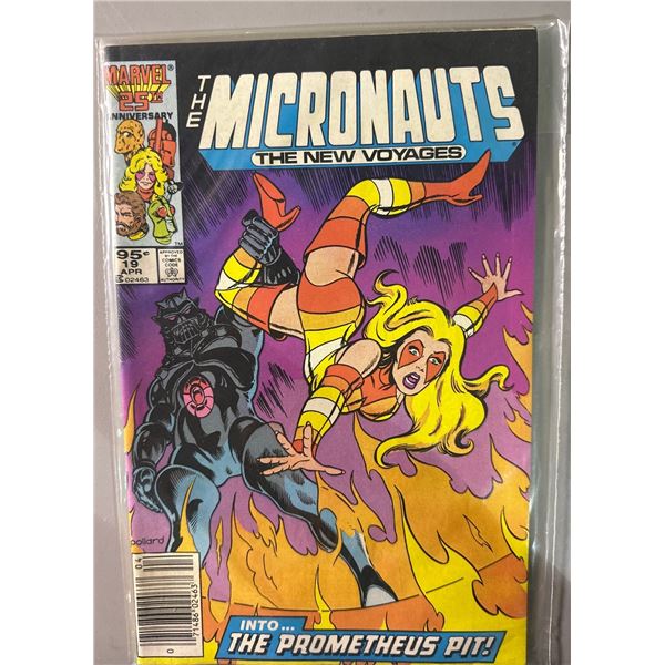 Micronauts: The New Voyages #19 "Into The Prometheus Pit!" (Marvel, 1986)