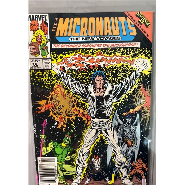 The Micronauts: The New Voyages #16 (Marvel, 1986) Secret Wars II Crossover