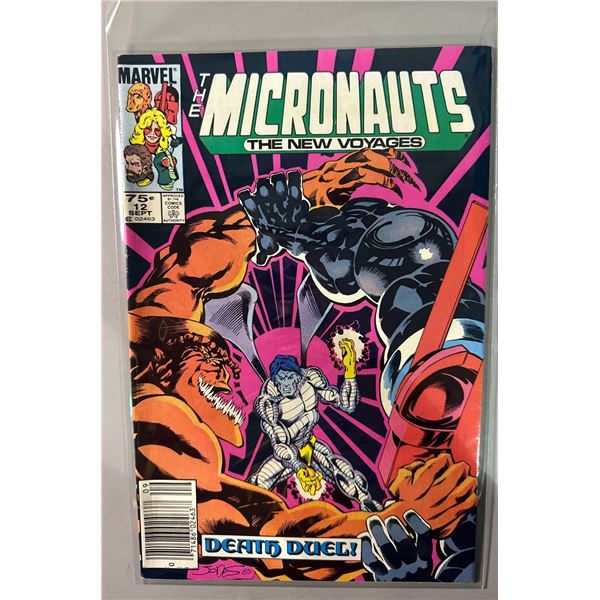 The Micronauts: The New Voyages #12 (Marvel Comics, 1985) Death Duel!