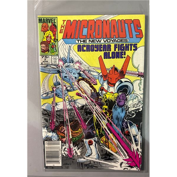 The Micronauts: The New Voyages #7 (Marvel, 1985) Acroyear Fights Alone!