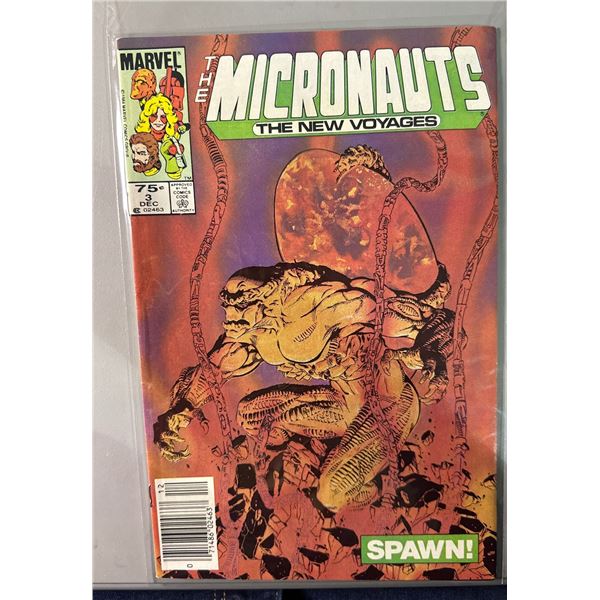 Micronauts: The New Voyages #3 Comic Book (Marvel, 1984) Spawn! Cover