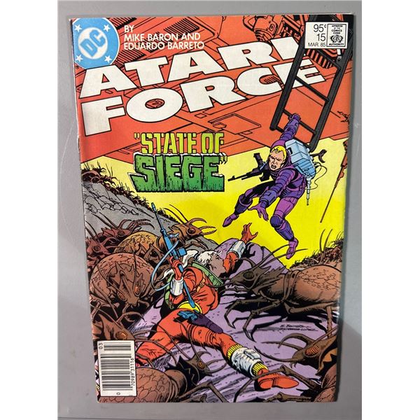 Atari Force #15 (DC Comics, 1985) "State of Siege" Mike Baron