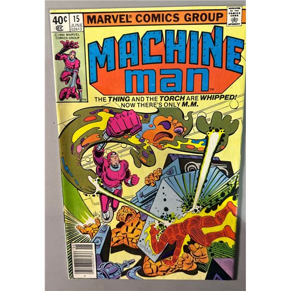 Machine Man #15 (Marvel, 1980) The Thing & Human Torch Appearance