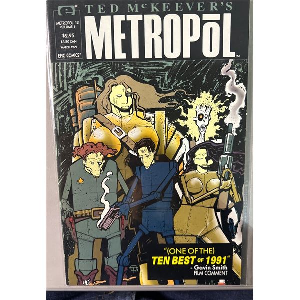 Ted McKeever's Metropol #12 (Epic Comics, 1992) Vol. 1 Comic Book