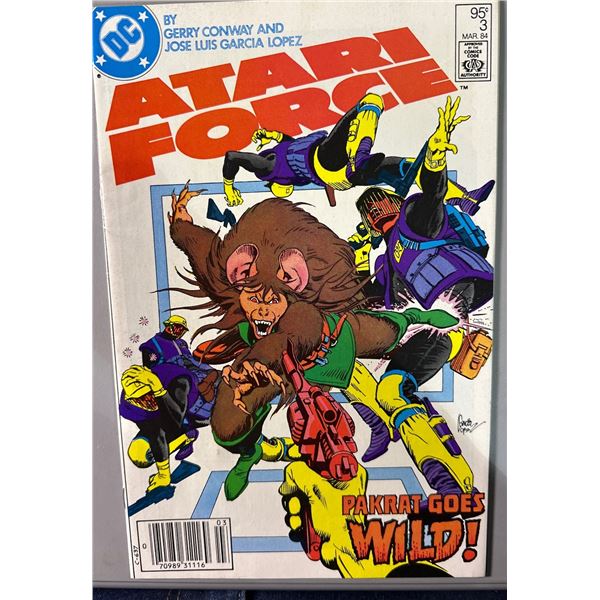 Atari Force #3 (DC Comics, 1984) Pakrat Goes Wild! Conway/Garcia-Lopez