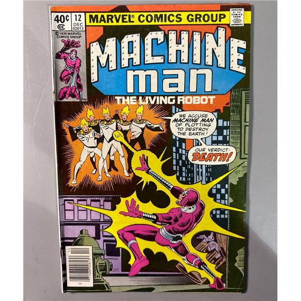 Machine Man #12 (Marvel Comics, 1979) The Living Robot, Bronze Age