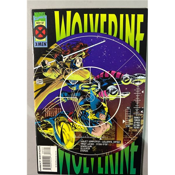 Wolverine #87 (Nov 1994, Marvel Comics) Direct Edition, Gambit Appearance